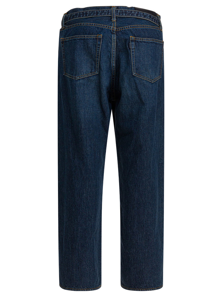 Sacai Relaxed Fit Jeans - Blu | 0964c1007a941ce2fa2ed6b5e42865b800c64566
