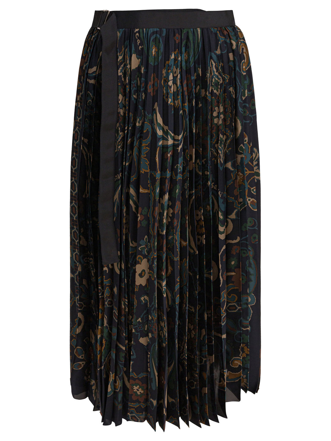 Sacai Floral Print Skirt Gonne - Blu | c09aff6a2ee767d683cca8492557739d493d92e7