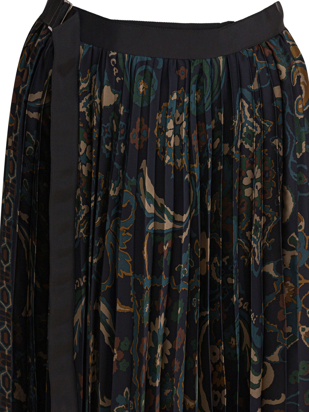 Sacai Floral Print Skirt Gonne - Blu | f613618c8549ada65cb07eff4c3afbe93a21f734