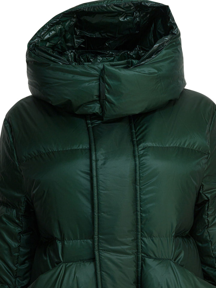 Sacai Quilted Nylon Down Jacket Jackets and Coats - Verde | f11cc7db5af7141cd18932ca313fdba403c42fcc