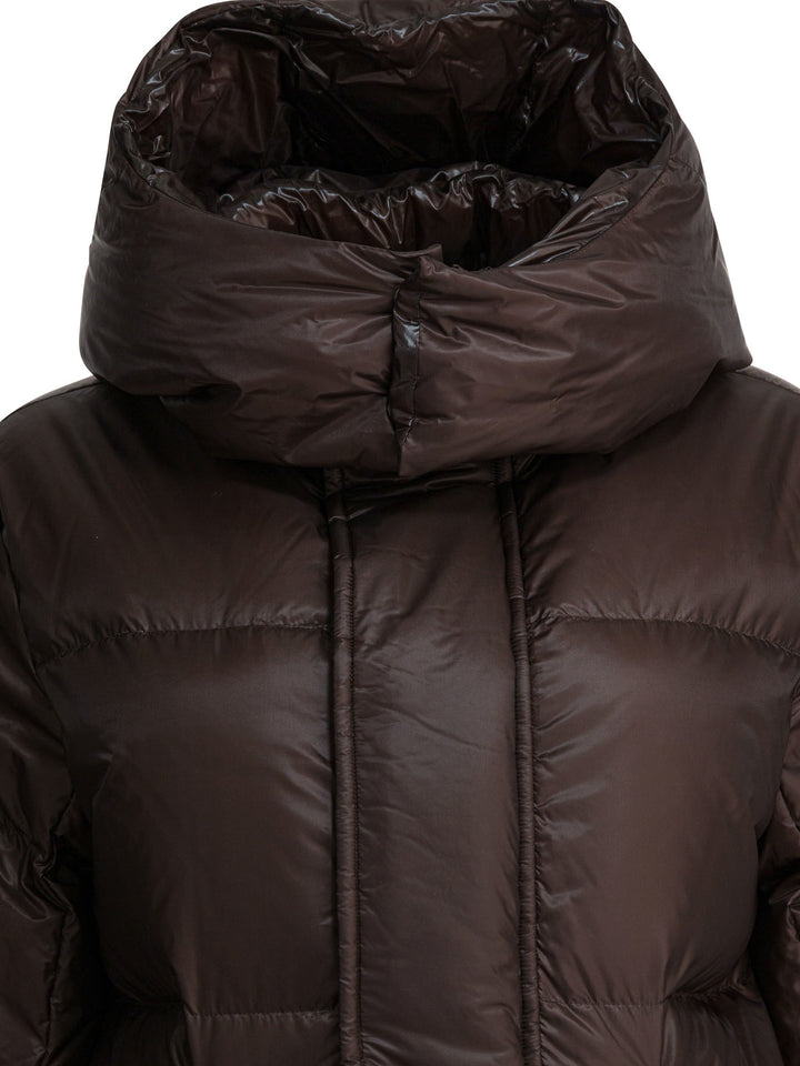 Sacai Quilted Nylon Down Jacket Jackets and Coats - Marrone | 164a0dbc3eb62af4e8329cadf70c395b059627d5