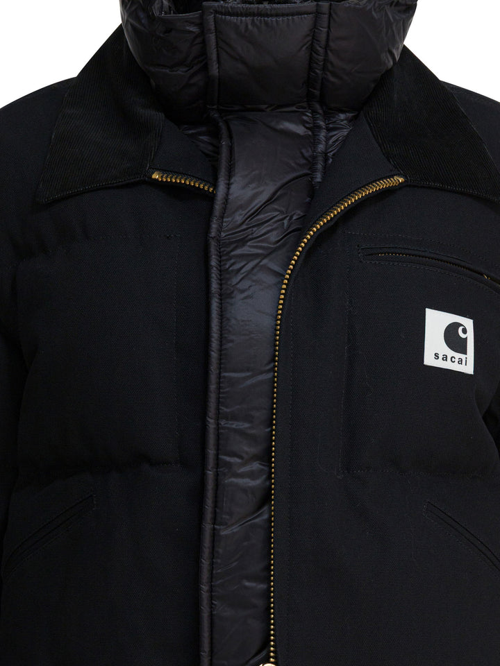 Sacai Sacai X Carhartt Wip Duck Puffer Jackets and Coats - Nero | 7a81df6e6dece0ae2cd8539361646f372fef9c4c