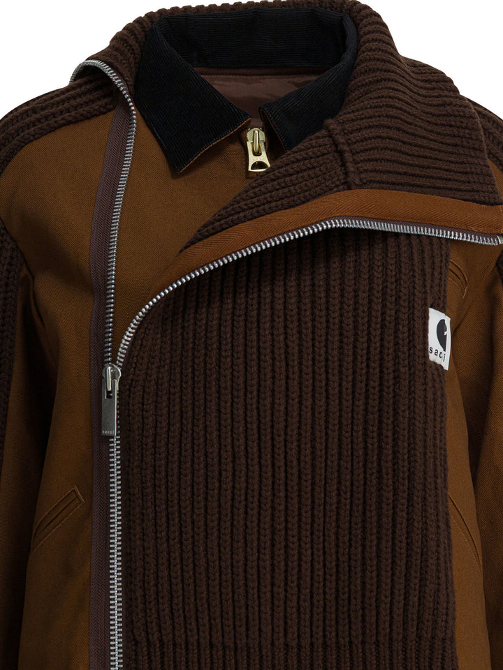 Sacai Jackets & Coats Jackets and Coats - Marrone | 76d5c367dc0f76c4a7e08d6d854a04df057a969d