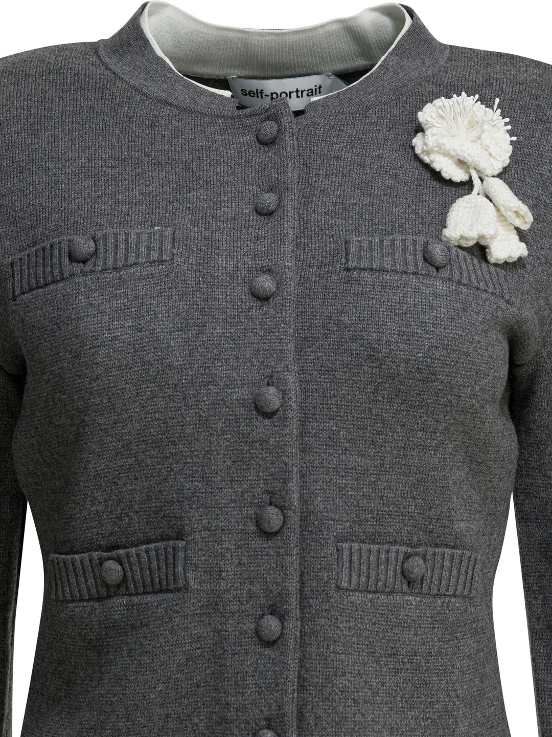 Self-Portrait  Knitwear - Grey | 2e2e47ee6efe6bbf561f96f262fa0d1eab012c21