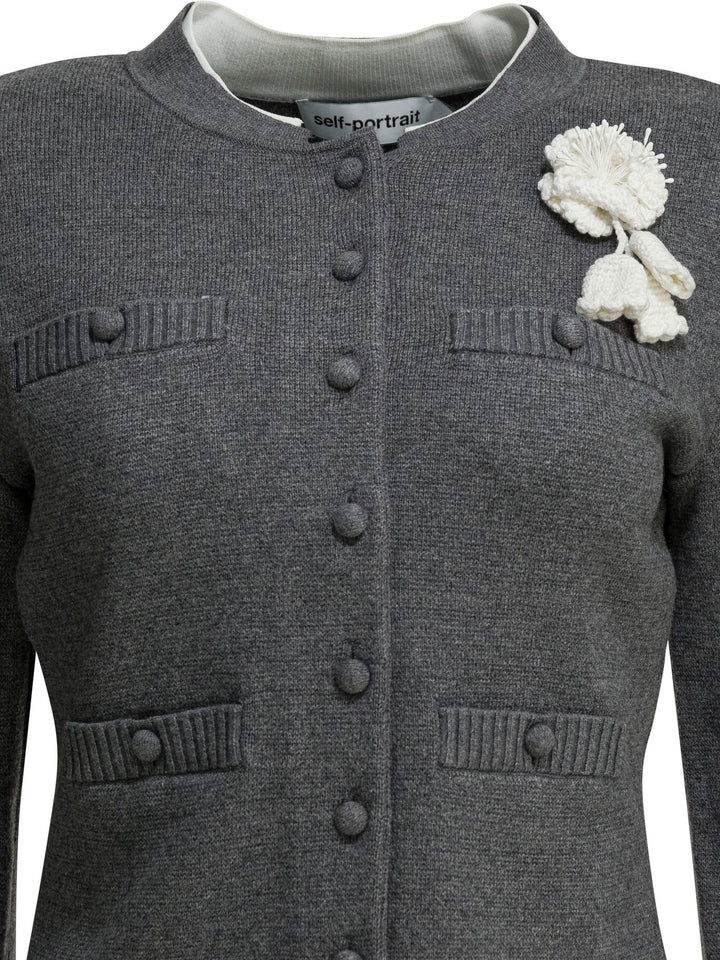 Self-Portrait  Knitwear - Grey | 2e2e47ee6efe6bbf561f96f262fa0d1eab012c21