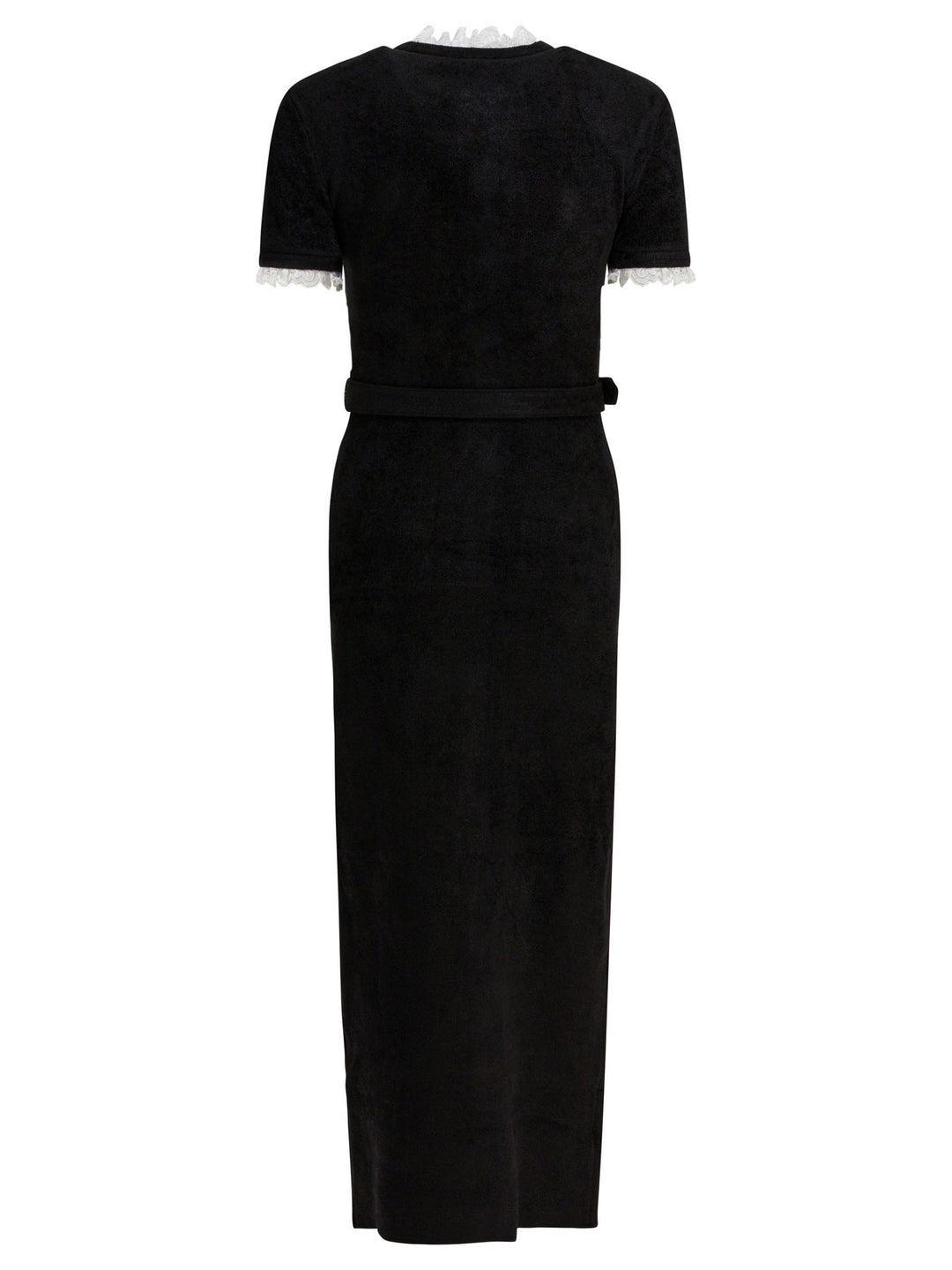 Self-Portrait Chenille Knit Midi Dress Abiti - Nero | 8909d2267fc7f49335f8013d7408c2204f68380b