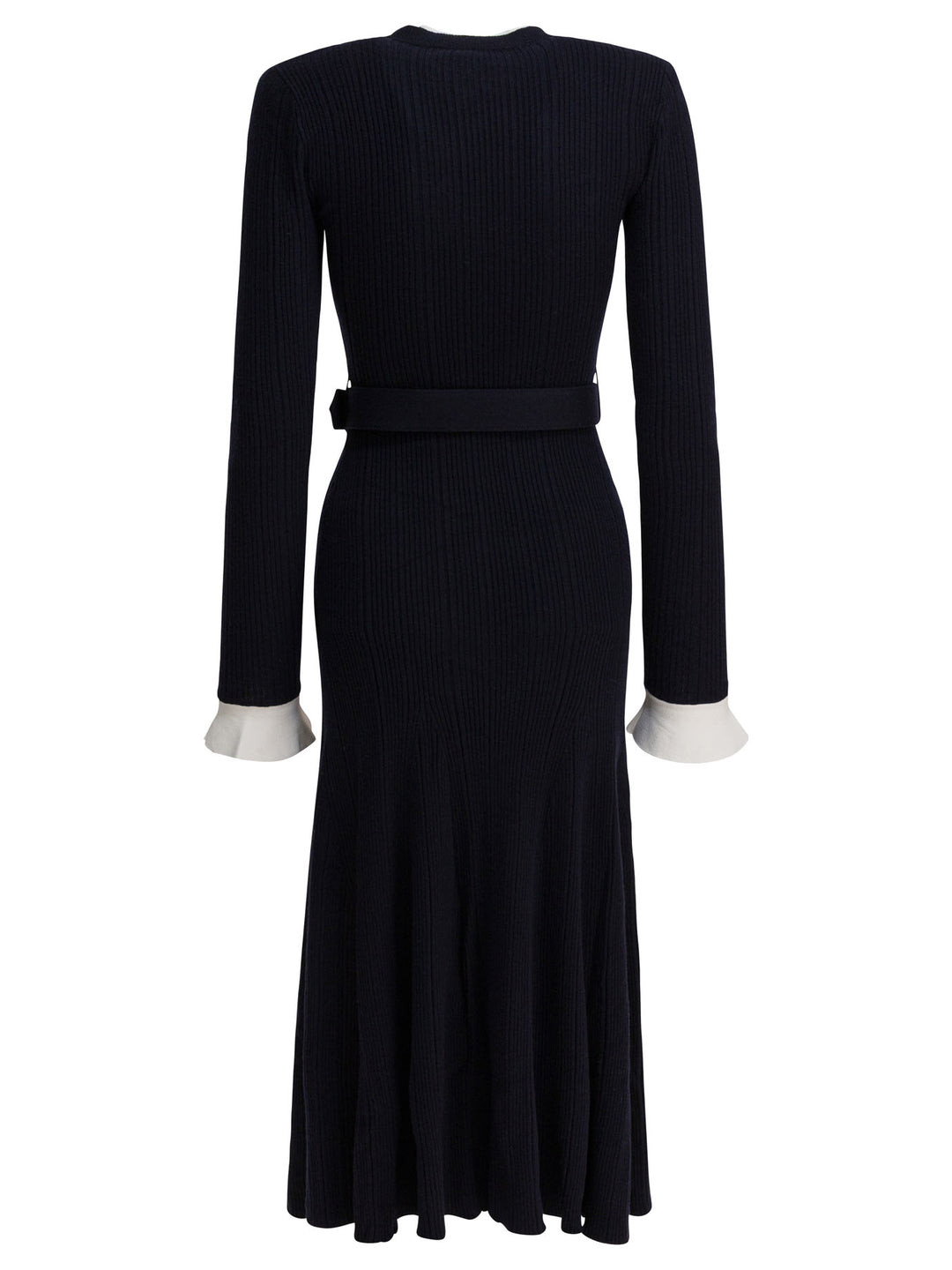 Self-Portrait Viscose Knit Midi Dress Abiti - Blu | 8bf6a849e93fd41dfc0c8aee5edc64e2e7fb5e99