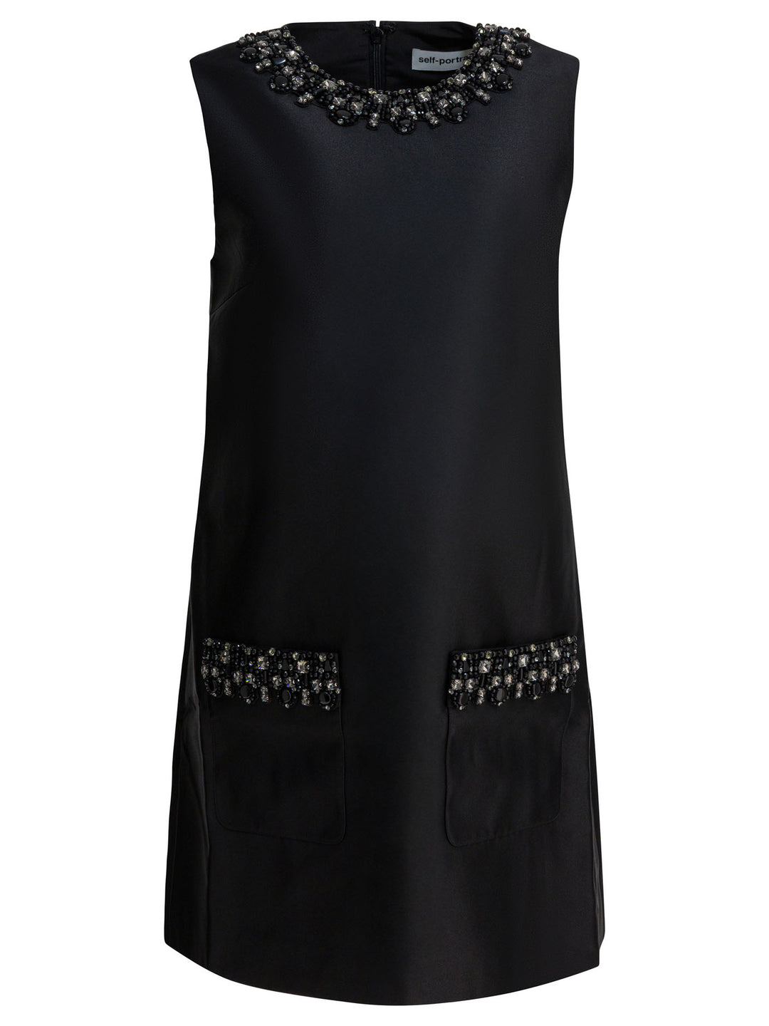 Self-Portrait Embellished Sheath Dress Abiti - Nero | bdd2d3c4f2684efb219d1853e33f2d1dc9218407