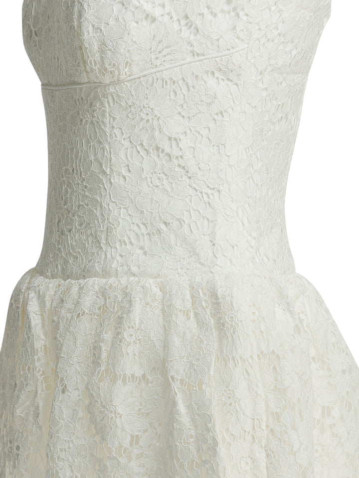 Self-Portrait Lace Flared Dress Abiti - Bianco | 24e65438c5cb9584284126bf0d0098195cf9b8ae