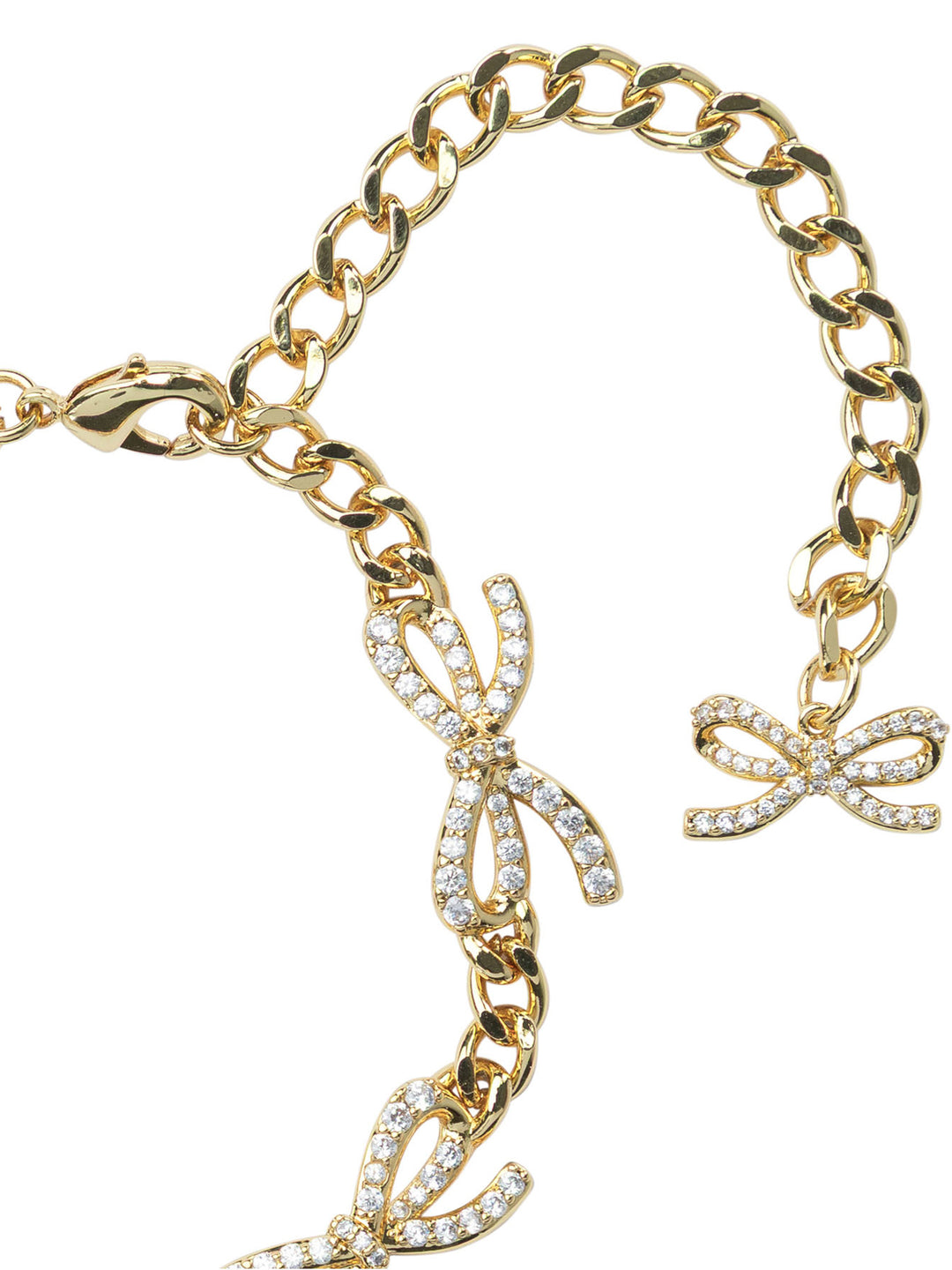 Self-Portrait Crystal Bow Bracelet Jewels - Oro | acb1b586000e85a05d79eb5db8c7a7a25b2c3d4b