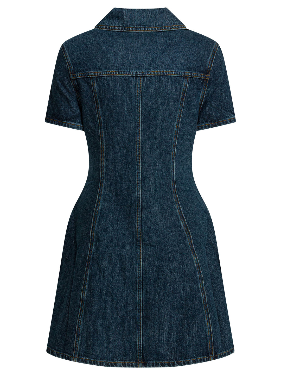 Self-Portrait Short Denim Dress Abiti - Blu | a25365c4628118f74046ab21ae567ce9ae9ab488