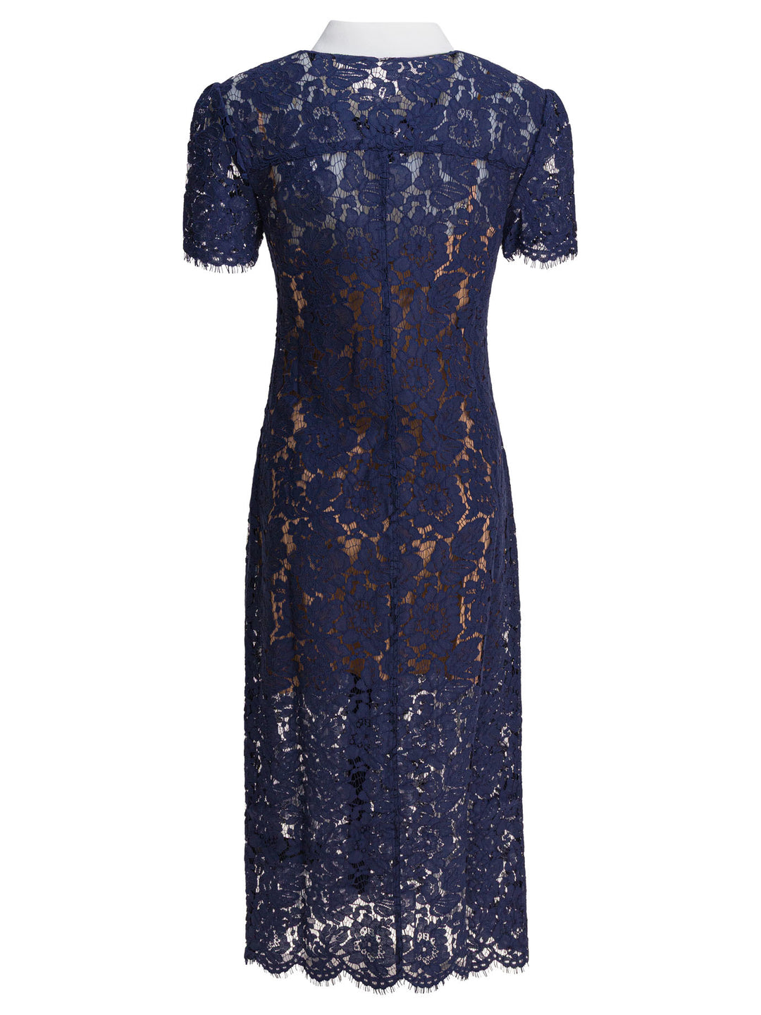 Self-Portrait Lace Shirt Dress Abiti - Blu | f51b44923e2464bfddd732f175b49a7a4e1beeb2