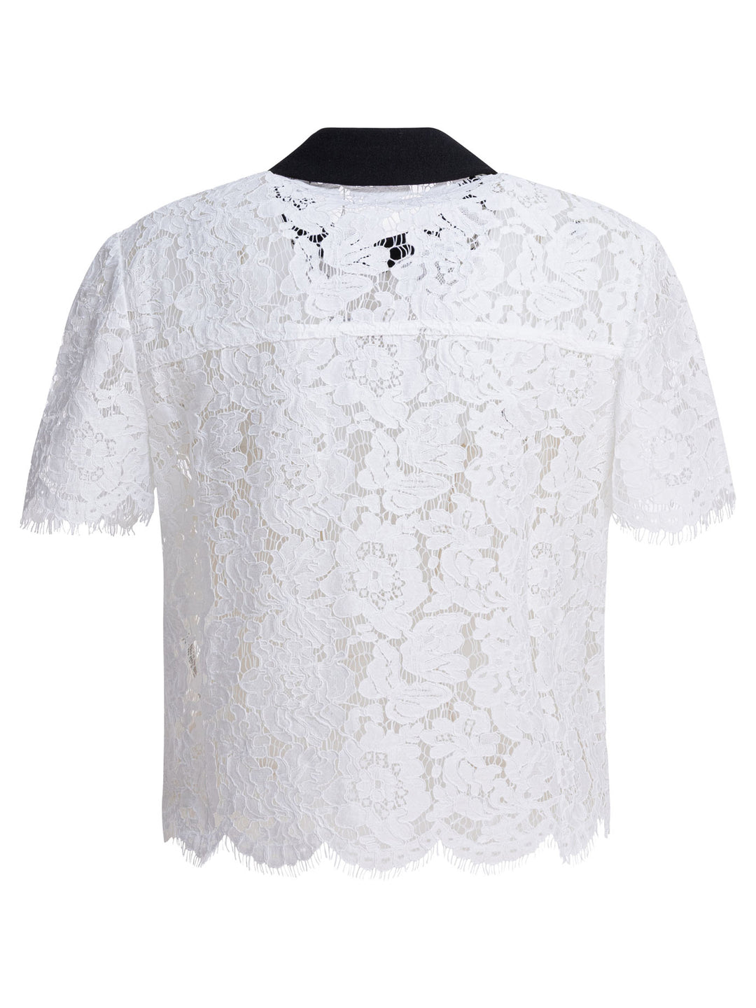 Self-Portrait Lace Shirt Shirts - Bianco | 54b02dce15548946afa4bfdc841b4684472e8c47