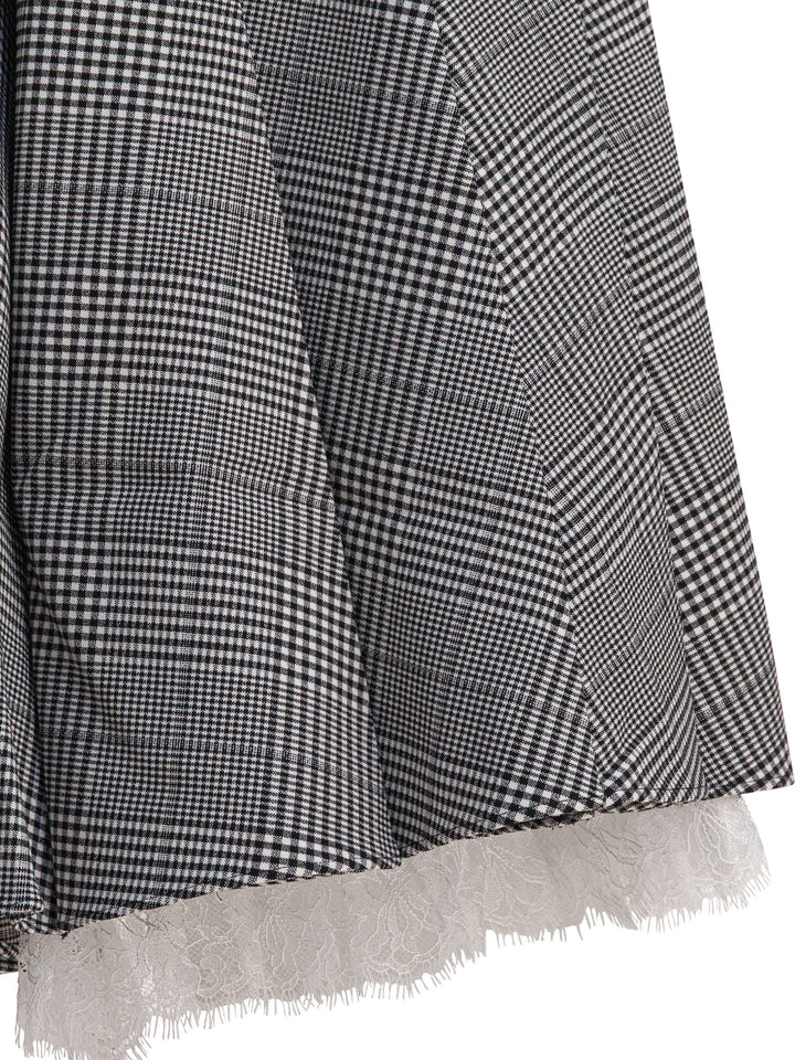 Self-Portrait Pleated Miniskirt Gonne - Grey | 90aa8e59ac426628cd24d852b321ac30088af1cc