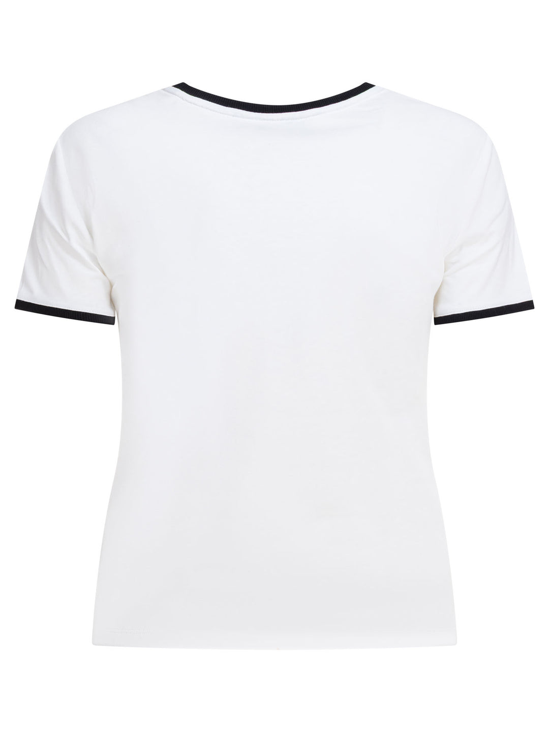 Self-Portrait Crew-Neck T-Shirt With Embroidered Logo T-shirts - Bianco | a9b650d3b6b00efb1893d4b5bc9044890eb5a041