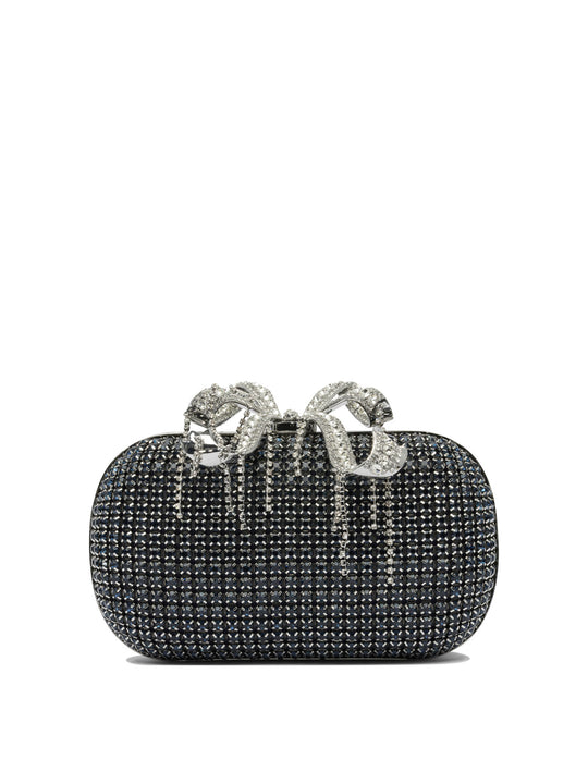 Minaudiere Clutch With Crystals Clutches Blu