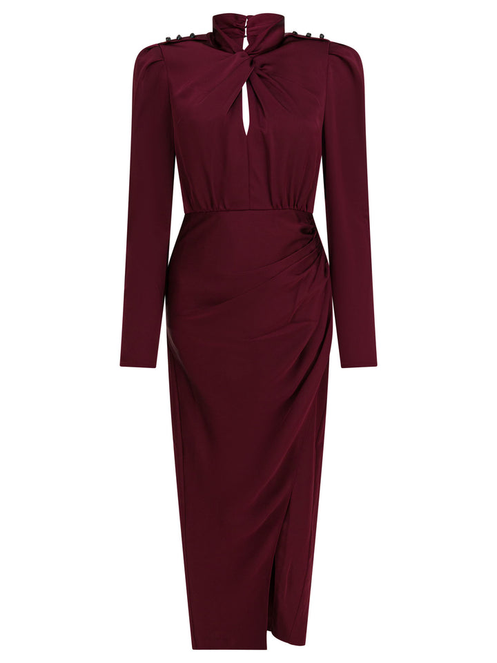 Self-Portrait Satin Midi Dress Abiti - Viola | 5489de0a05b6cf8733622468f38e8ba9e119cb48