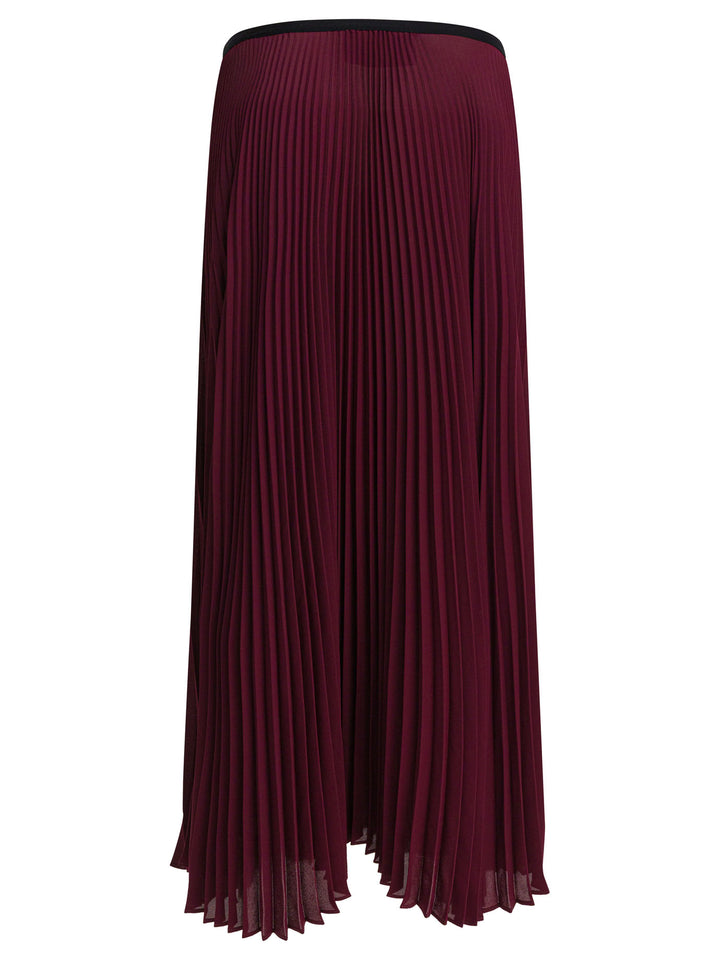 Semper Pleated Skirt Gonne - Bordeaux | 9805a5710da1deb9dc88ac06968c37b7b390acd4