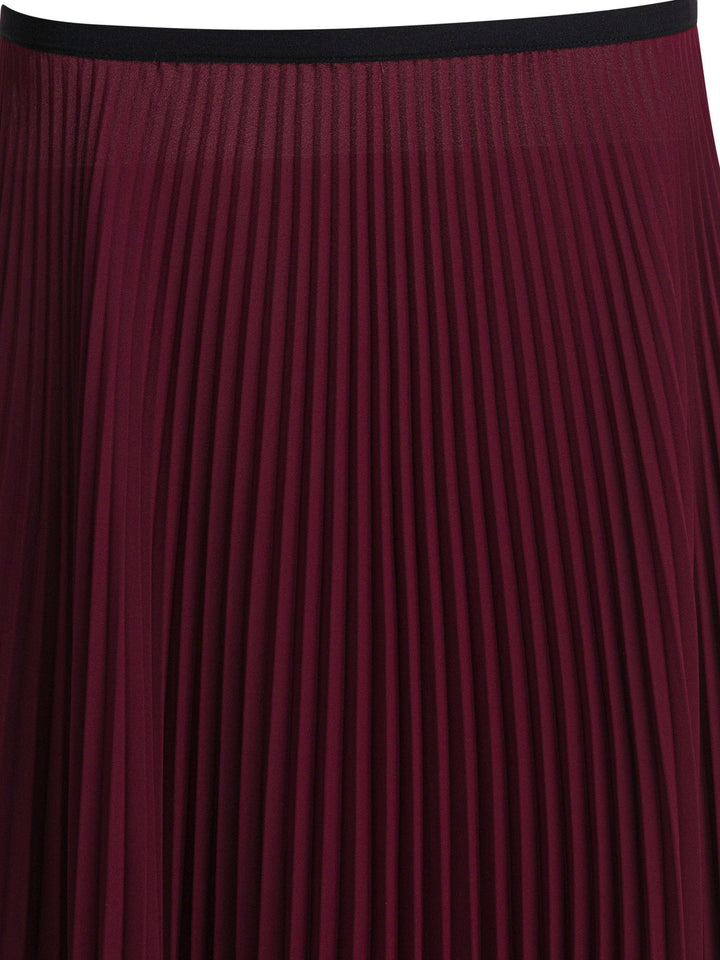 Semper Pleated Skirt Gonne - Bordeaux | 7bfbfa964ec4c1446cdc46a810da08b2d58a6a31