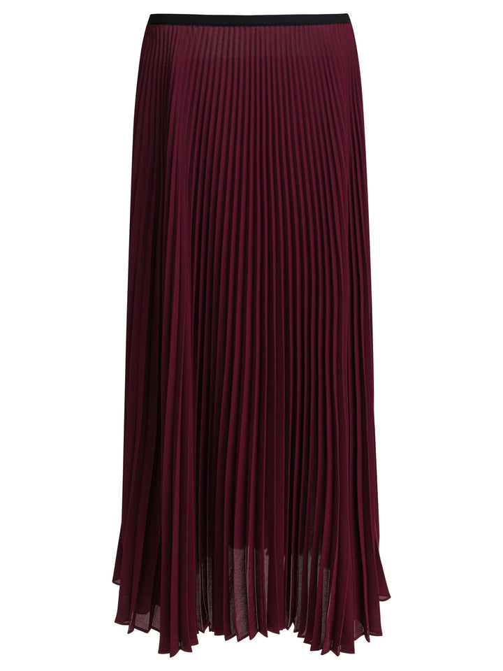 Semper Pleated Skirt Gonne - Bordeaux | 5090696798a5c951e251d179e6b7f0a8733fd86f