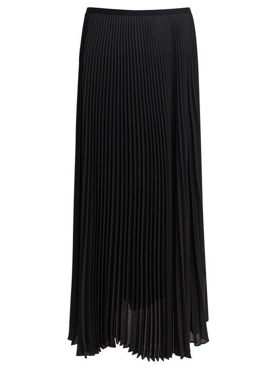 Pleated Skirt Gonne Nero