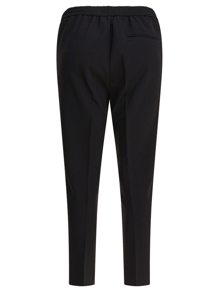 Semper Pants With Elasticized Waist Trousers - Nero | 97d9025351eb6ec08cd1c79bd418558e18b2490a