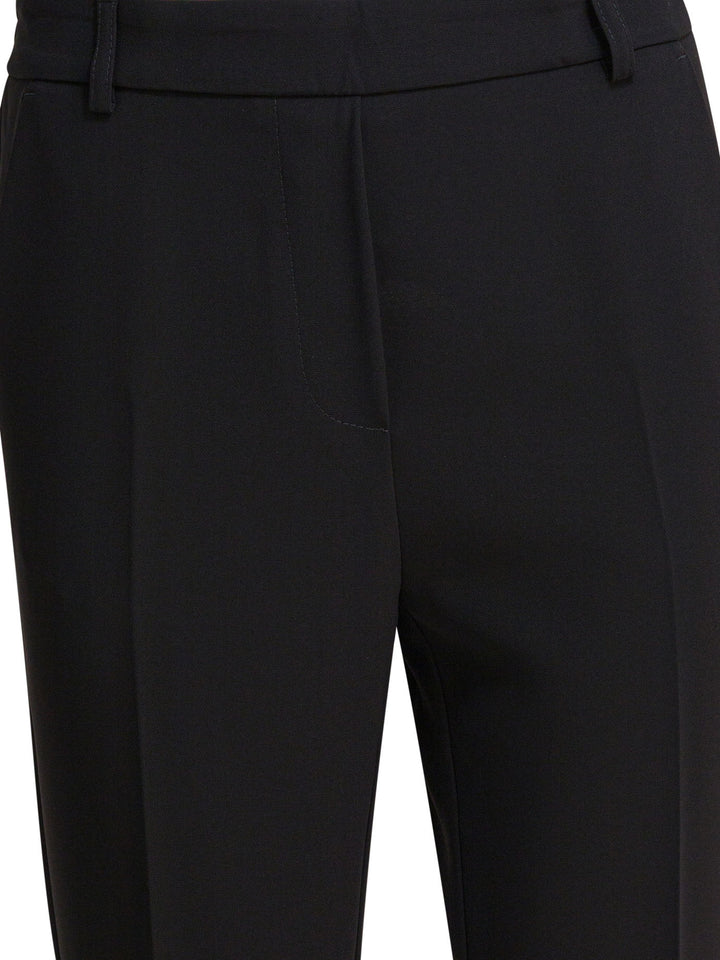 Semper Pants With Elasticized Waist Trousers - Nero | f37184afd9b552327040ed72687f26aa21f57703