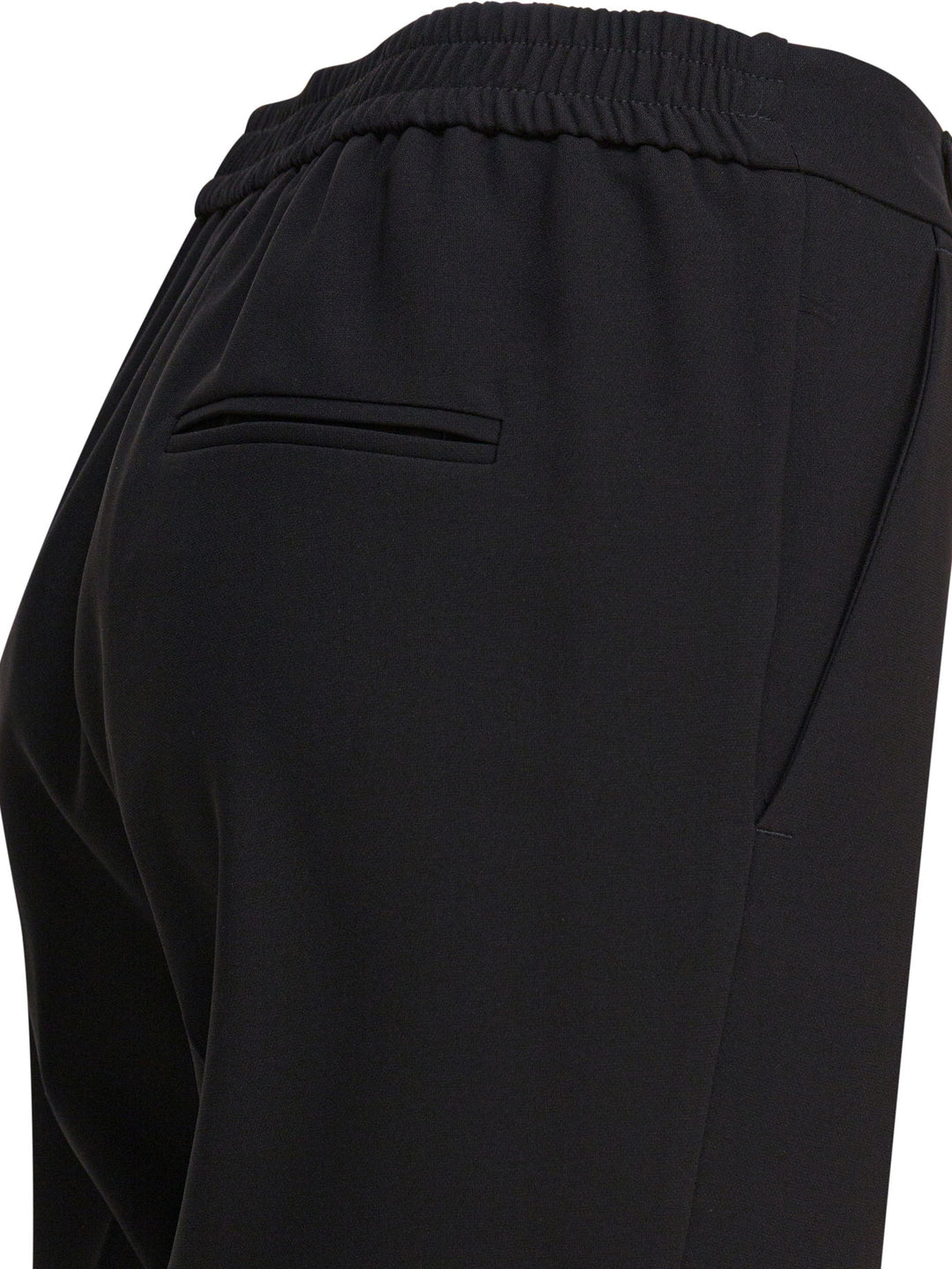Semper Pants With Elasticized Waist Trousers - Nero | 741b3b9fde204dfd0084063d5f55fafa8c781b0c