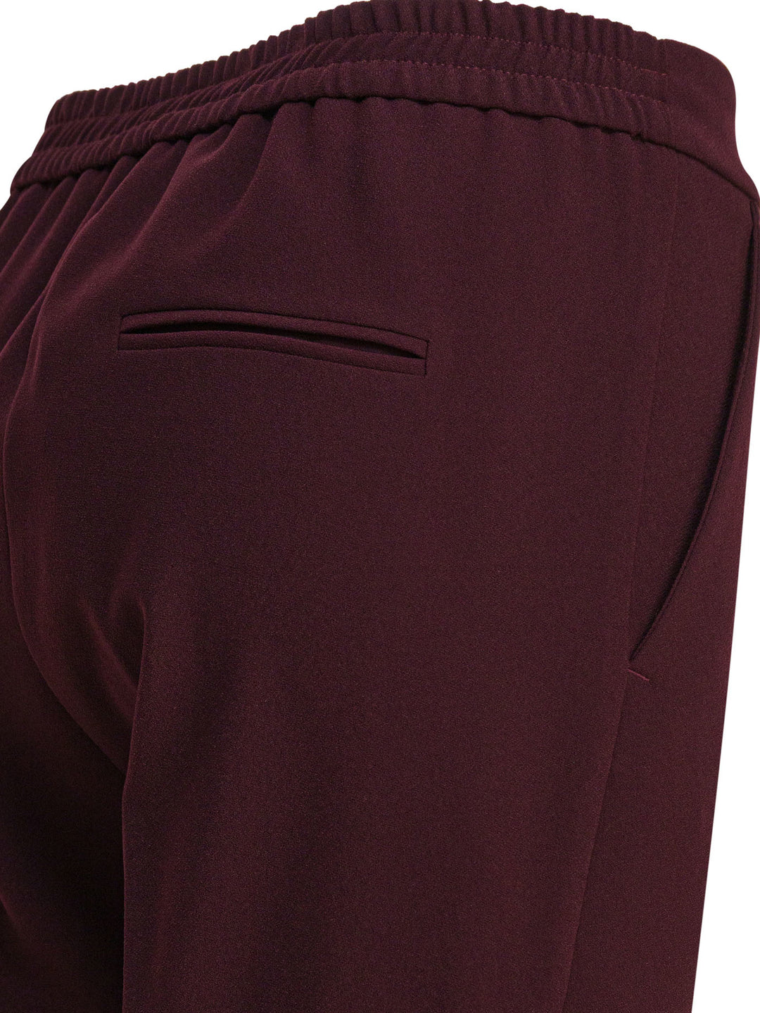 Semper Pants With Elasticized Waist Trousers - Bordeaux | bc0da6cfa934e21edf0ed99cb04d12d27f3d3989