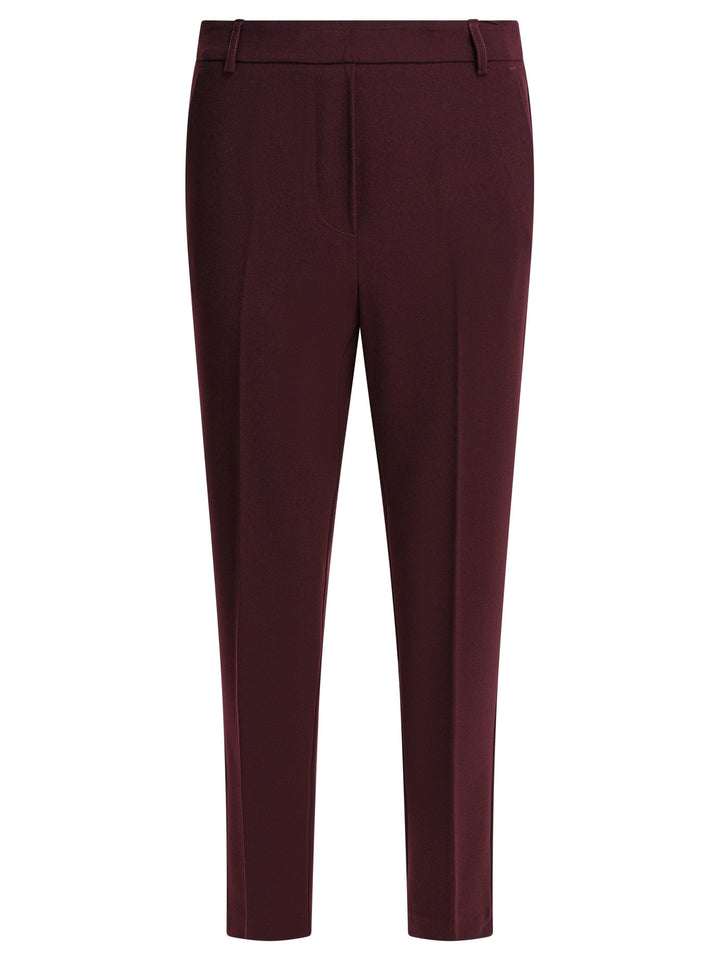 Semper Pants With Elasticized Waist Trousers - Bordeaux | 59c373af379c03921bb0024b2b4f6fe18e25781d
