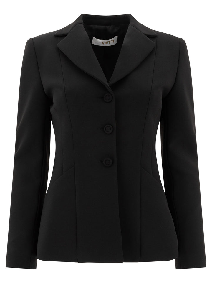 Semper Single-Breasted Blazer Jackets and Coats - Nero | 323abe7bd806b92f70e4023ed53b02b2d83192d6