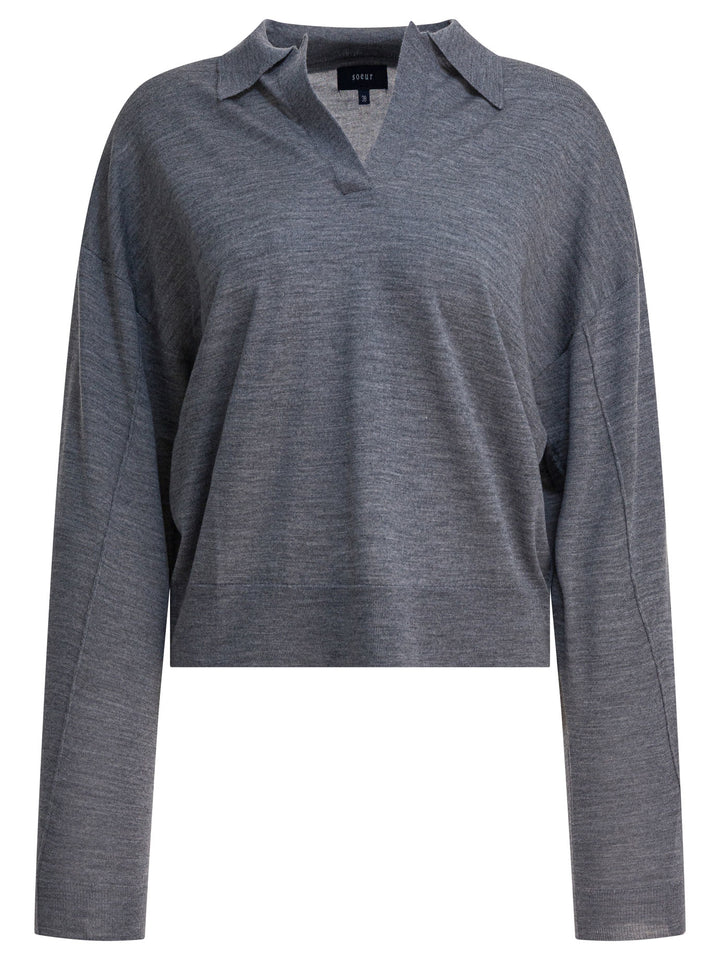 Soeur Fleming Knitwear - Grey | 96a9a757b01b380cb183fb5429b7b9bc8be28186