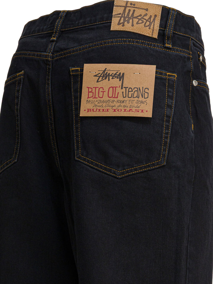 StüSsy Big Ol Jeans - Nero | 067235b557c89d5e63961e3fc1512098c4b593b8