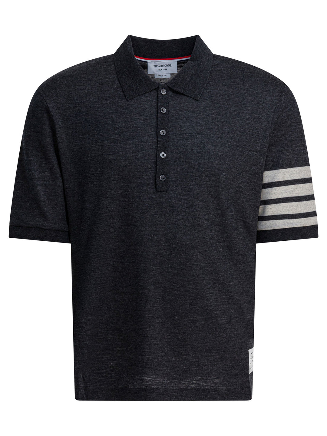 Thom Browne 4-Bar Polo shirts - Grey | 39b6a895f04d5be6a8fddf06a6a9374034a4e51b