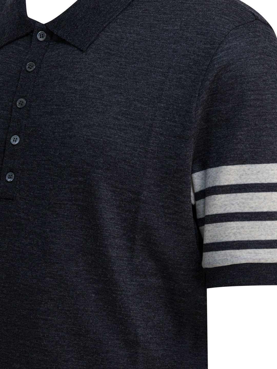 Thom Browne 4-Bar Polo shirts - Grey | cf21c3ec36a261c227a7c5c328c5c507b0c15ce4