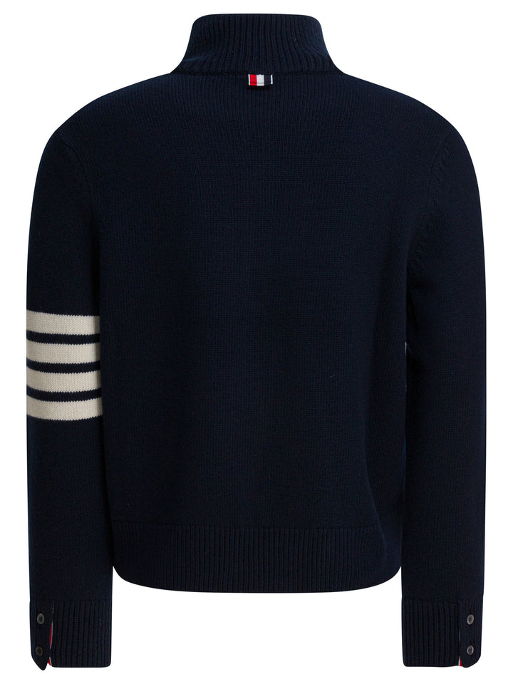 Thom Browne 4bar Knitwear - Blu | 62ea38f66cb4b4d65e4cff32f8ca94afa6990542
