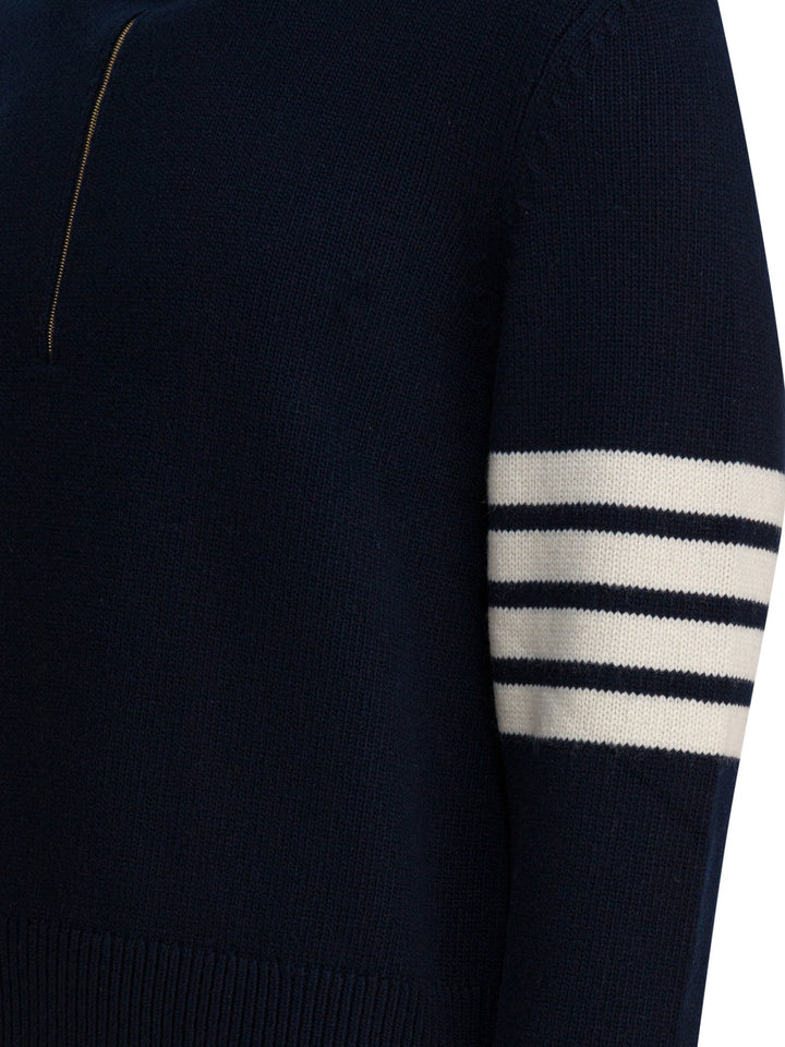 Thom Browne 4bar Knitwear - Blu | 96eb327d76fb47418da9931f15dac0ff1c5775f6