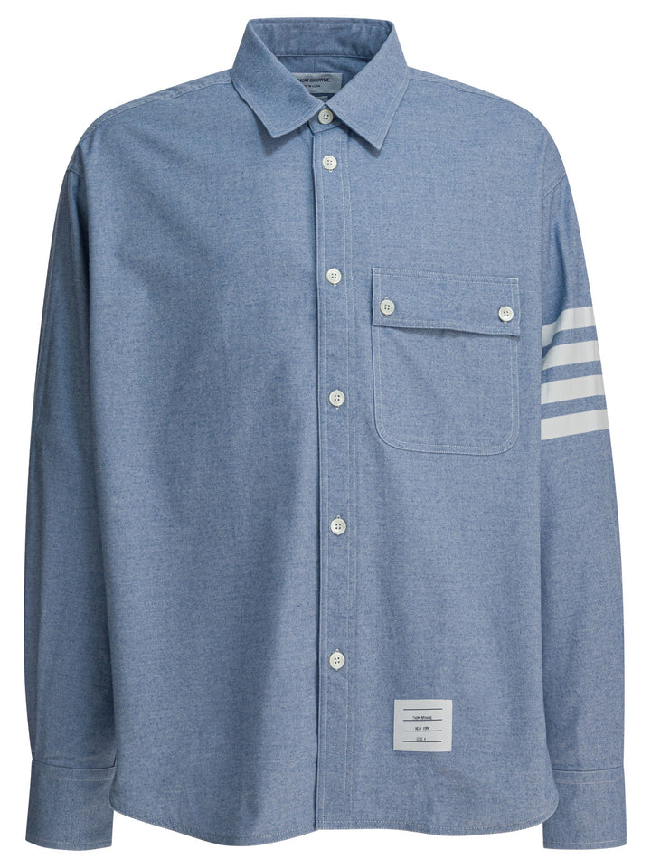 Thom Browne  Shirts - Light blue | 98aa4c3c82ec5aee55b0478c538b55c49a2627d1