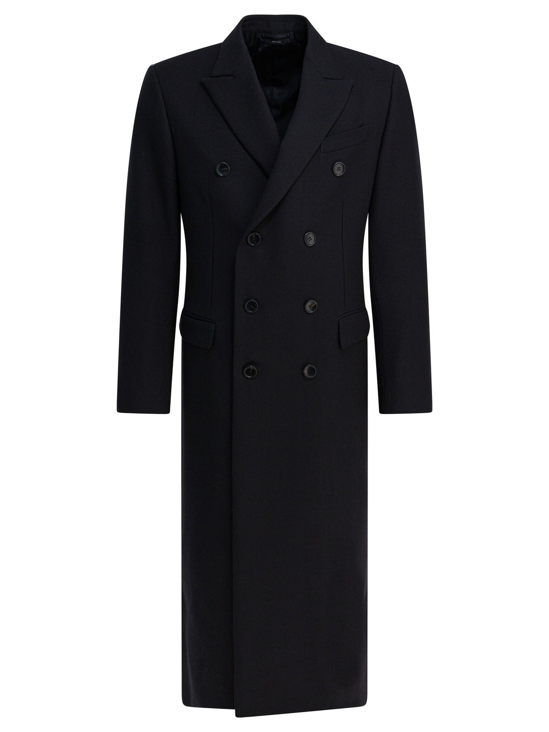 Tom Ford Double-Breasted Wool Jacket Jackets and Coats - Nero | bcb877aac6bbd1b54a54cb205dc50bc744a97af2