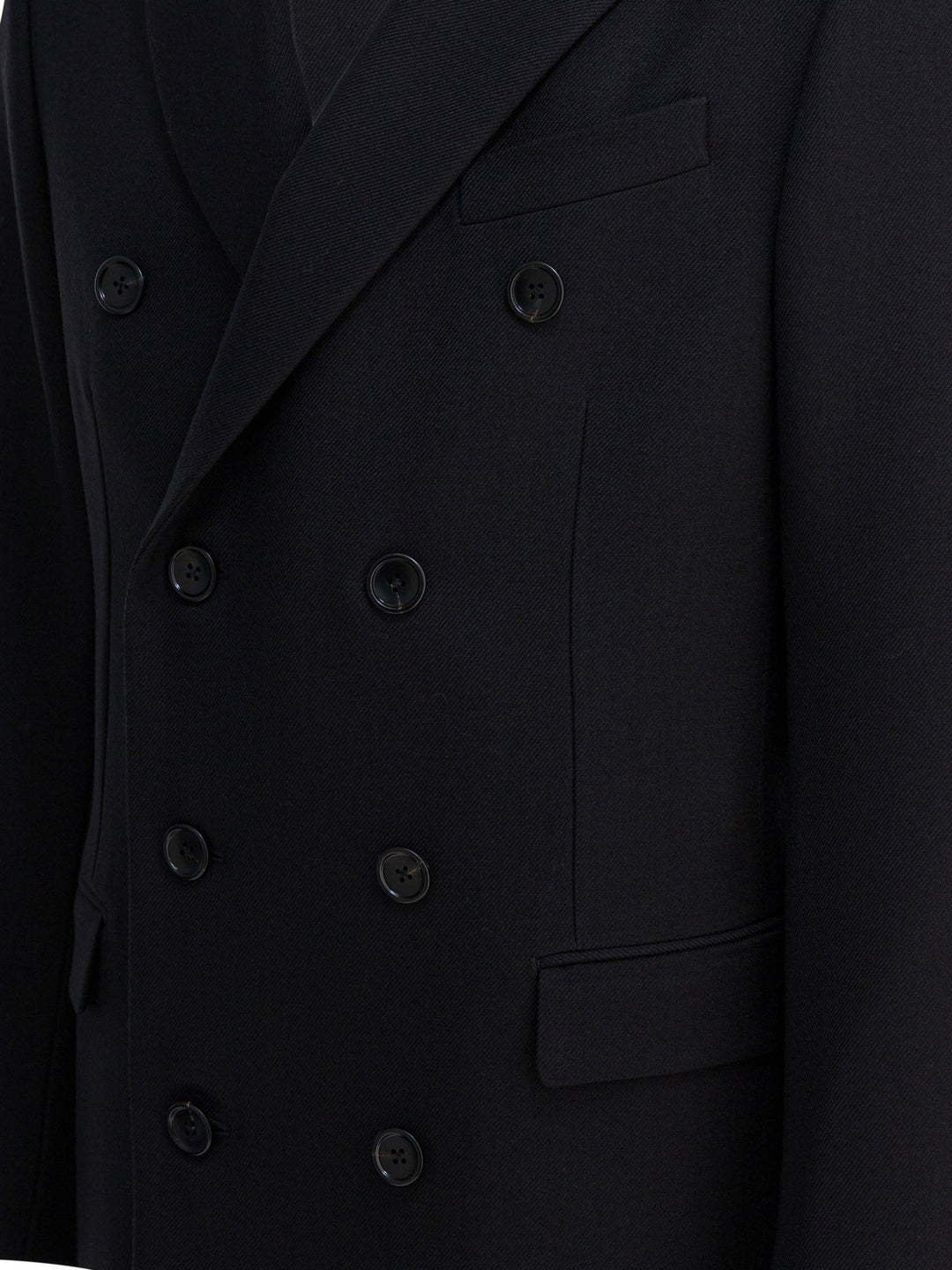 Tom Ford Double-Breasted Wool Jacket Jackets and Coats - Nero | e81ad994f8ae76b886cae82c32c38177d32501f1
