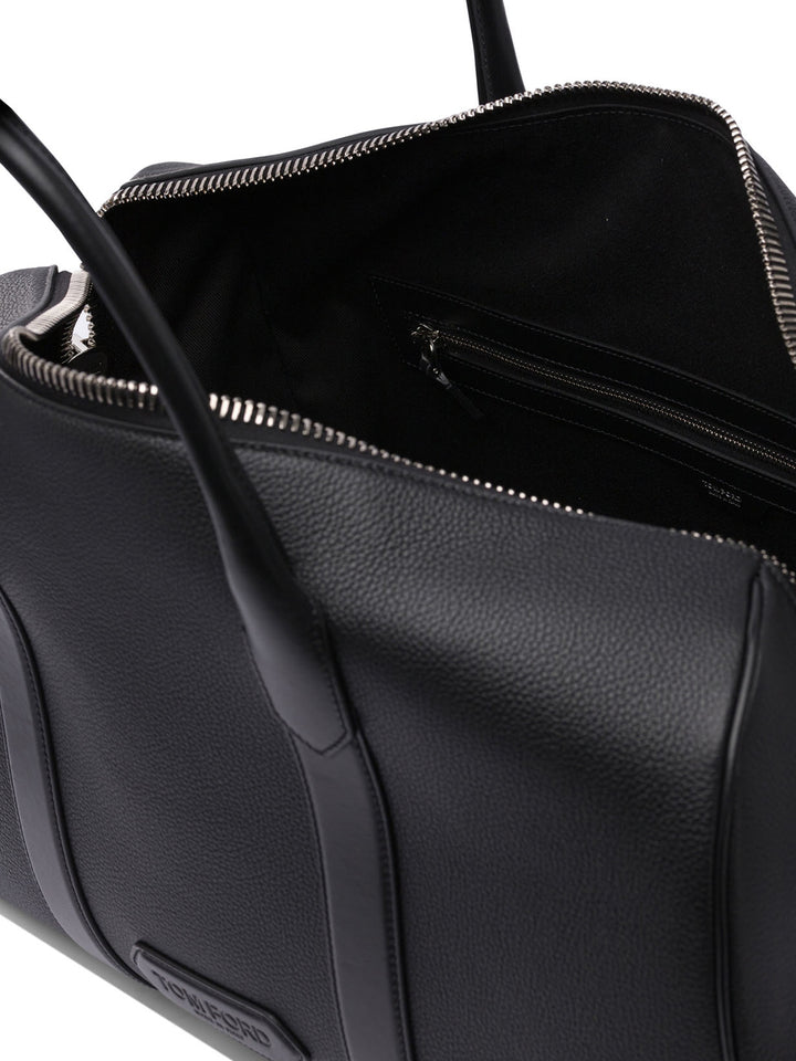 Tom Ford Leather Travel Bag Travel & Sport - Nero | 00704f4e66f0bf23b23d0f783db03c79836e61b2
