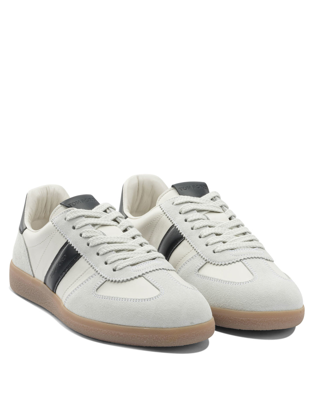 Tom Ford Terence Sneakers & Slip-On - Bianco | c216740480eaa21e0d1c5220edf555cf583de8b7
