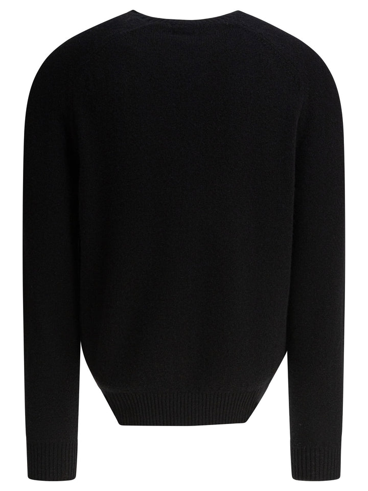Tom Ford Wool And Cashmere Crewneck Sweater Knitwear - Nero | a6ddaa999b36f85df106c73125de584e4523efa9