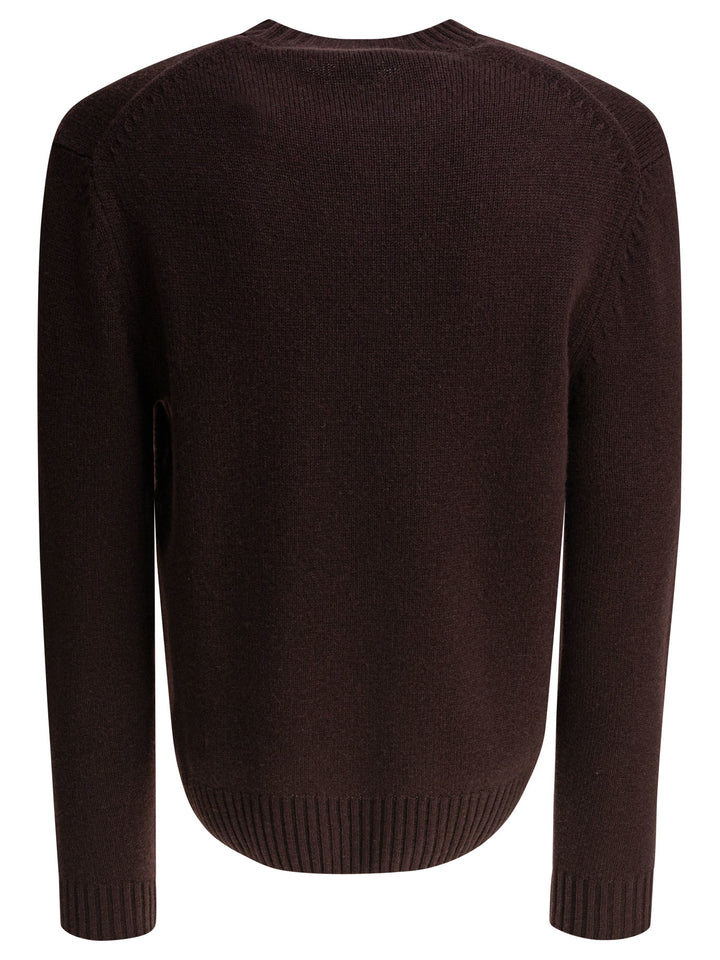 Tom Ford Cashmere Crewneck Sweater Knitwear - Marrone | 841e484d85e70a67d97a393b461479de6e05c792