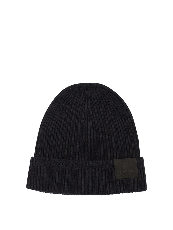 Tom Ford Cashmere Beanie Cappelli - Blu | b1e2d4d2ee1274538e2f880bbb2246259faabbd5