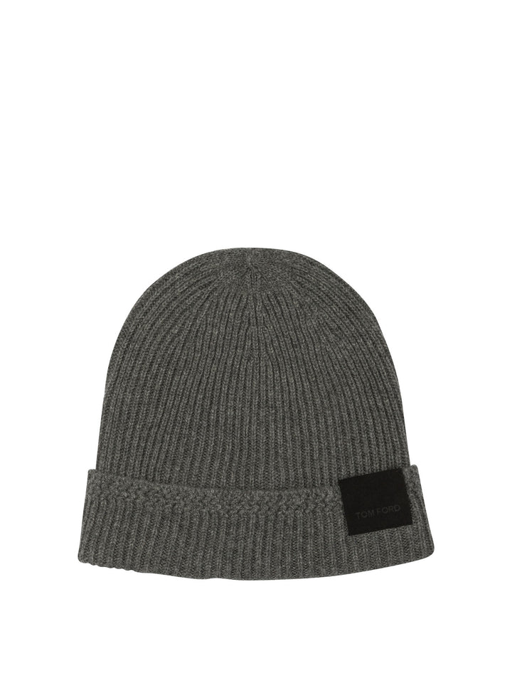 Tom Ford Cashmere Beanie Cappelli - Grey | 5dba9ce551c47a07f8350e386e9995e3bffcee0c