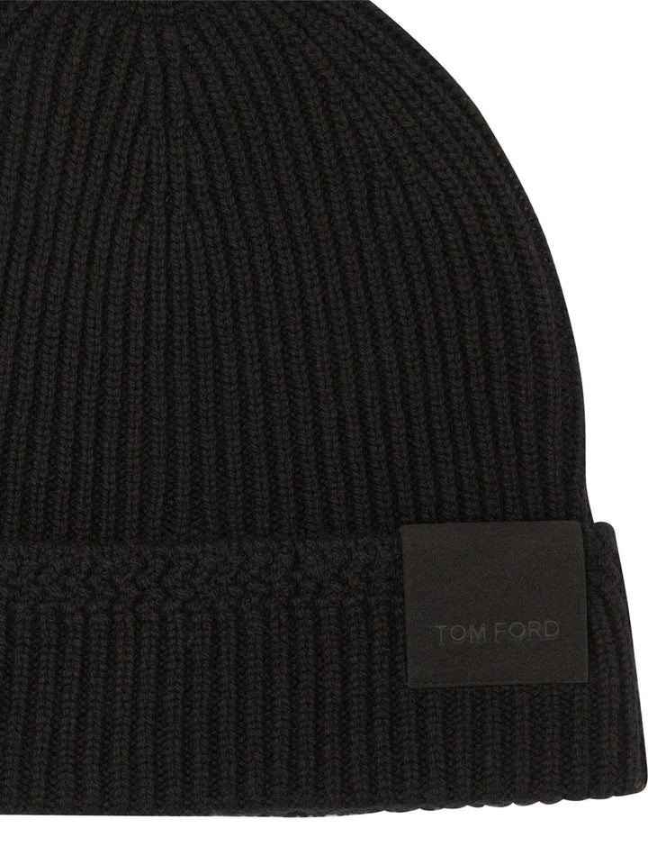 Tom Ford Cashmere Beanie Cappelli - Nero | cf5d510361f5f1e53d65bb865cbfdfbc8dda3ad6