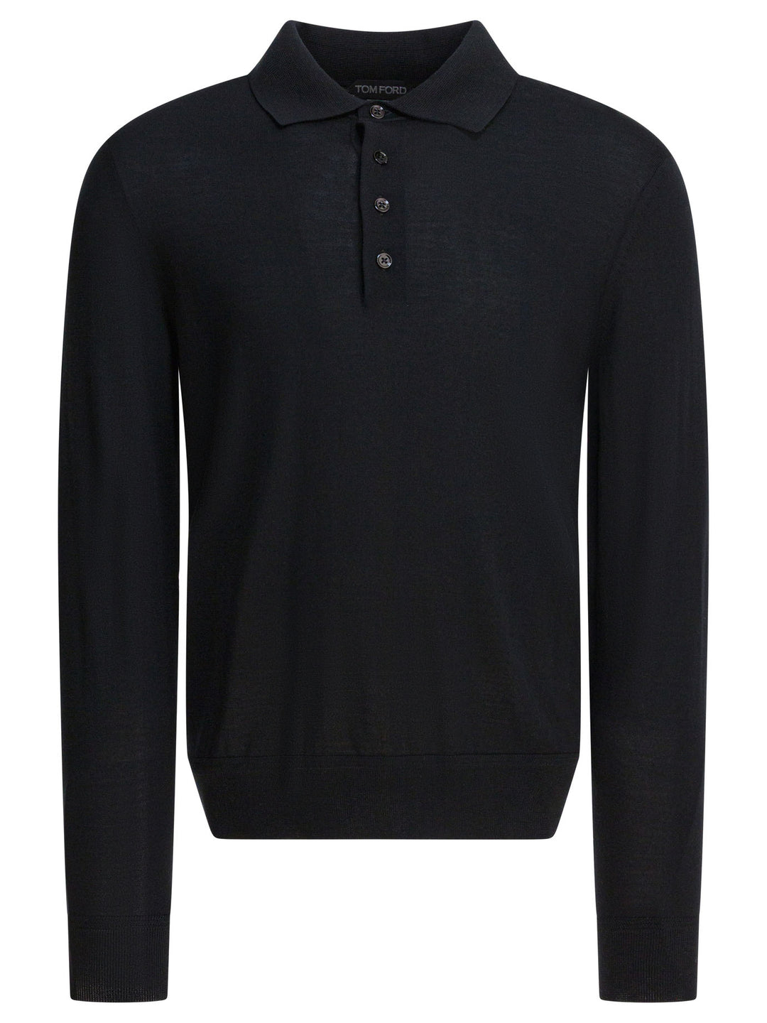Tom Ford Long-Sleeved Polo Shirt Polo shirts - Nero | cd6551dab5bb0fd0329e6b7cb22bcd74dcdd2f07