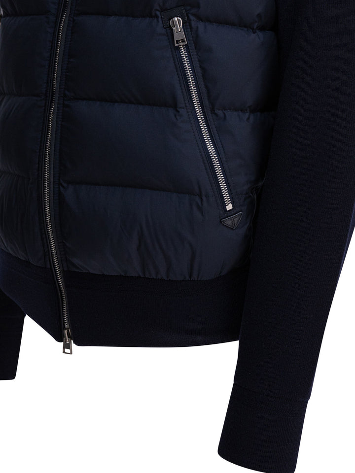 Tom Ford Nylon And Wool Short Down Jacket Jackets and Coats - Blu | 6f5885aaca603b70ddc0137e13c0f5a2de4dcff8