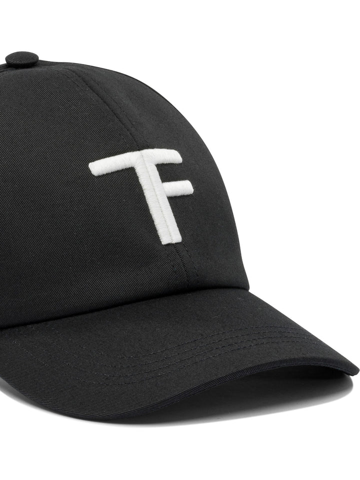 Tom Ford Cotton Trucker Hat Cappelli - Nero | fd5363133fab80a7072b7d9867834b1e4c4935d2